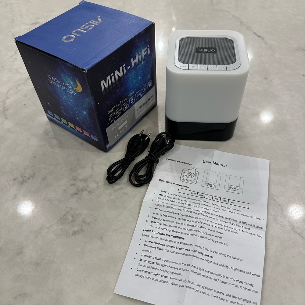Mini HiFi Speaker Alarm Clock